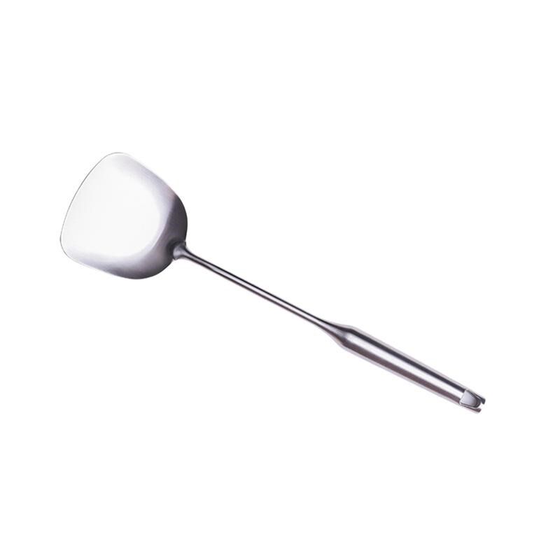 1 PC Wok Spatula 304 Stainless Steel Non-magnetic Wok Turner