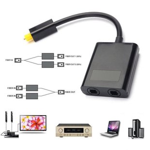 Audio Digital Cable Port Splitter Optical Dual 推荐 Fiber Ada