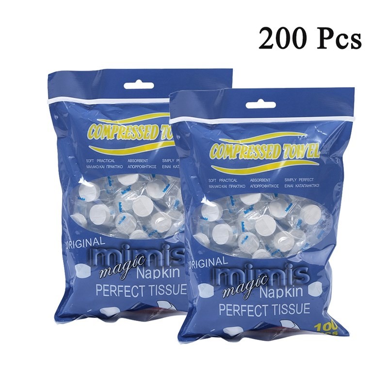 w00pcs Trfavel Towels Compressed CoiF Disposable nace To2el