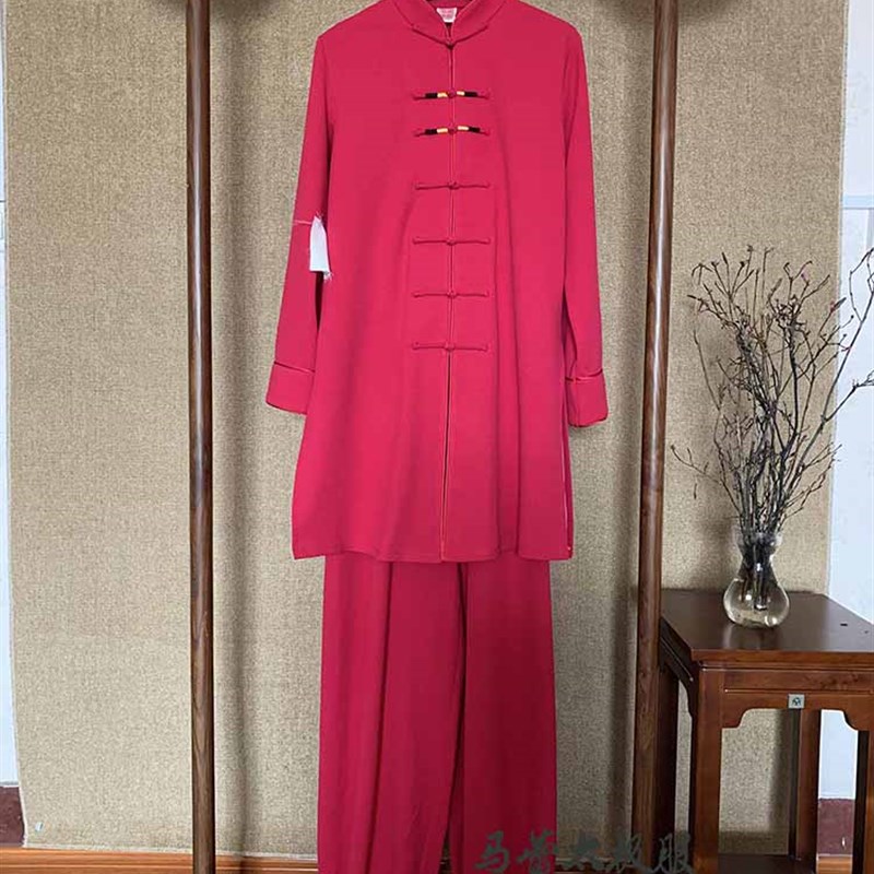 马蕾太极春蕾太极服秋q冬新款表演服武术服刺绣绣花男女比赛表演