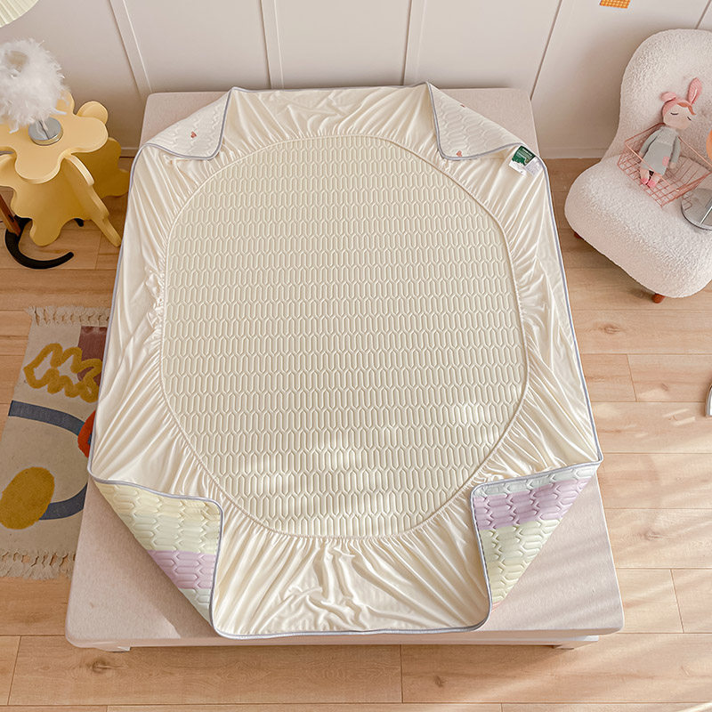 乳胶冰丝凉席床笠三件套夏季可水洗学生宿舍单人裸睡夏天空调被子,床上用品,乳胶席,淘宝优惠券,粉丝福利购,淘宝优惠卷