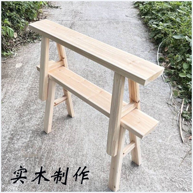 实木家用原木清漆长板凳木头凳子舞蹈凳练功凳饭店餐厅长条凳子