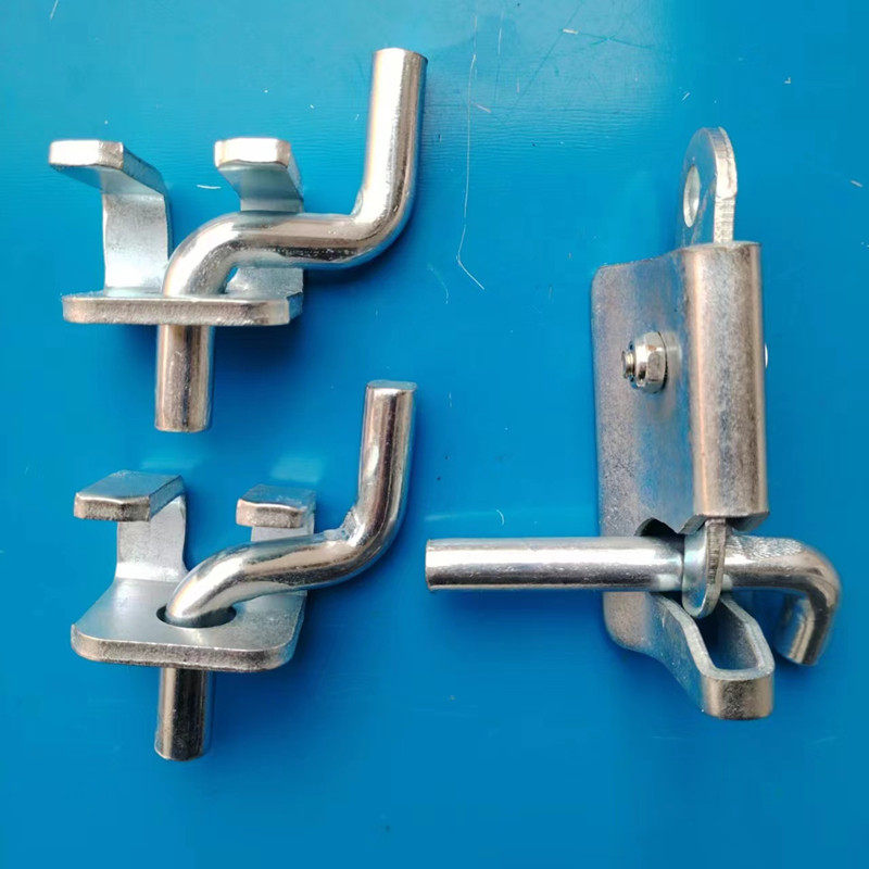 母猪产床全套配件锁扣门扣定位保育e床门锁兽用自动扣合页吊扣虎