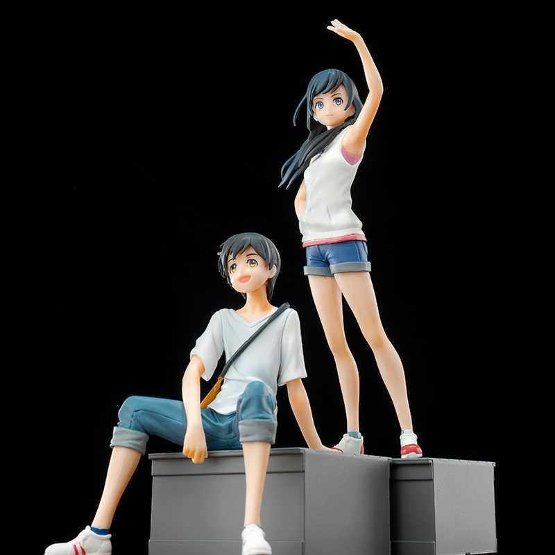 新天气之子你的名字森岛帆高天野阳菜手办模型Q摆件公仔情侣创意图片