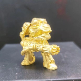 纯铜实心 麦克法兰 战锤人偶模型 战锤40K星际战士官长加特林模型