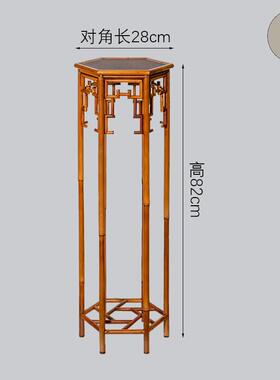 茶具架博古架底座文玩摆件几小花茶壶紫砂竹制物花架置盆景桌面