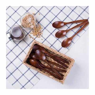 oden Spoonsj, 10 PCS Wood Soup Spton Seo, Long Hand