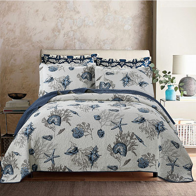 推荐Pastoral Feng Shui wash quilted quilt bedding conch quil