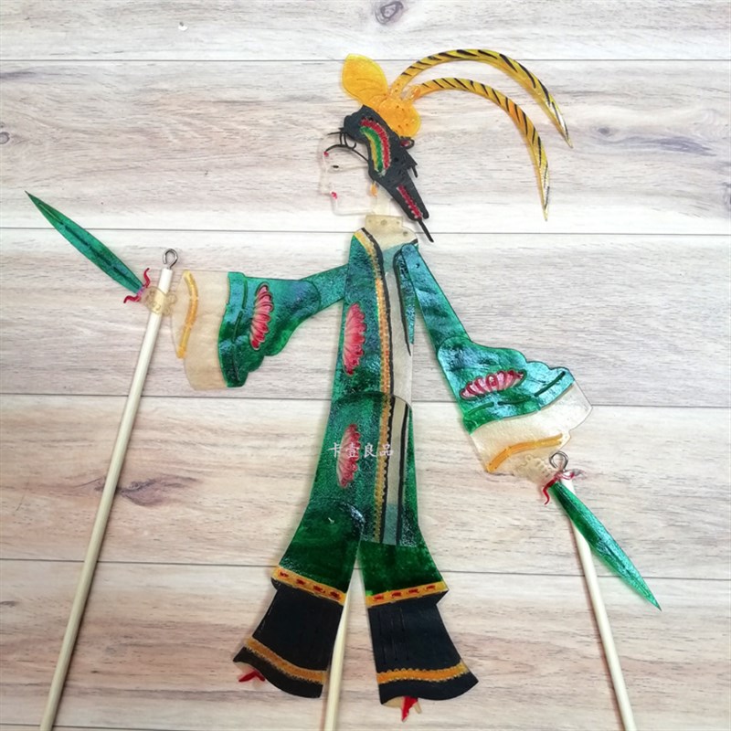 圣斐罗皮影戏道具人偶西游记人物(老爷爷 老奶奶 女妖)带棍专业加