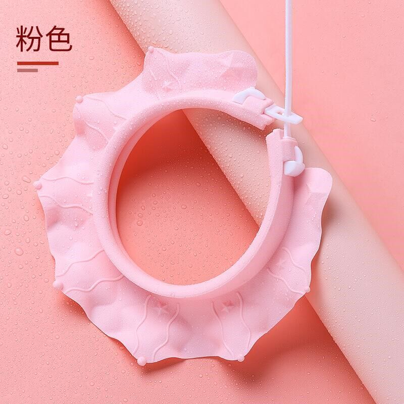 宝宝洗头神器儿童挡水帽子防水护耳浴帽婴儿小孩洗头发洗澡洗新款