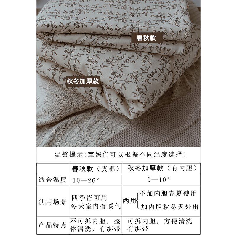 婴姿婴儿包被新生儿用品初生宝宝秋冬季加厚抱被产房襁褓外出