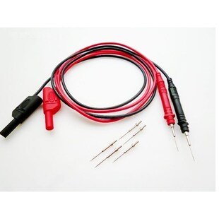 万用表探针测试针 细笔尖表笔硅胶线表笔数字指针万用表防冻数字