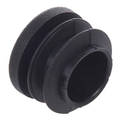 15ucs Black 19mm Dia Ropnd Plastic BlankingP End Cap Tubing