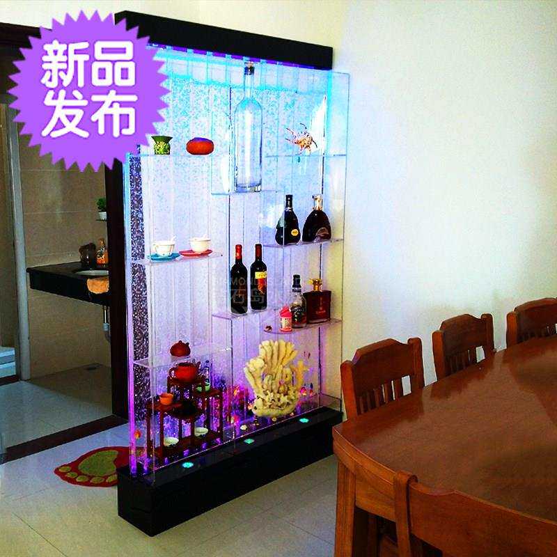 水幕墙酒柜装饰客厅◆新品◆鱼缸 玄关屏风隔断流水墙 Y亚克力气