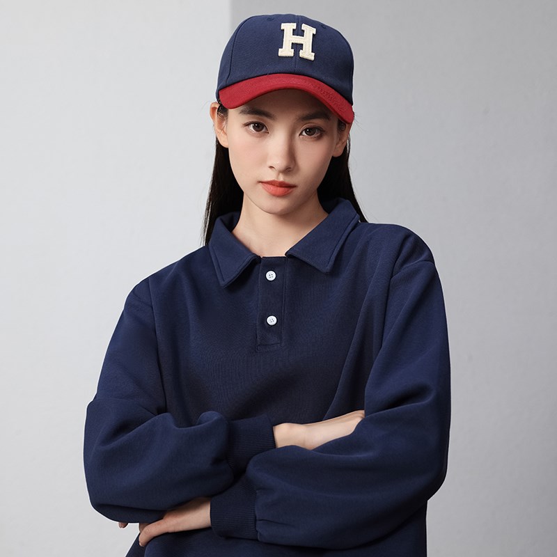 餐饮工作服定制秋冬长袖卫衣奶茶咖啡火锅店制服印字刺绣logo工装