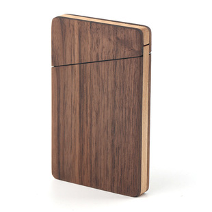 木质名片盒 男女商务礼品名片夹随身携带式 化可携式 创意个性 实木