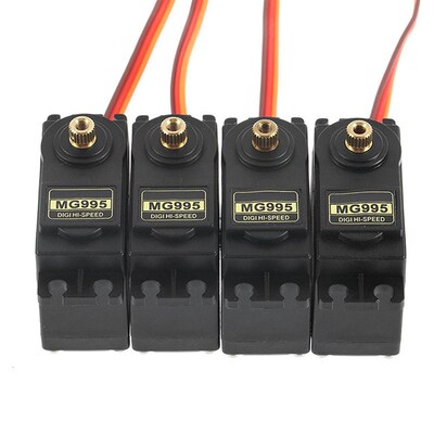 4Pcs MG995 180° High Torque Metal Gear RC Servo Motor For B