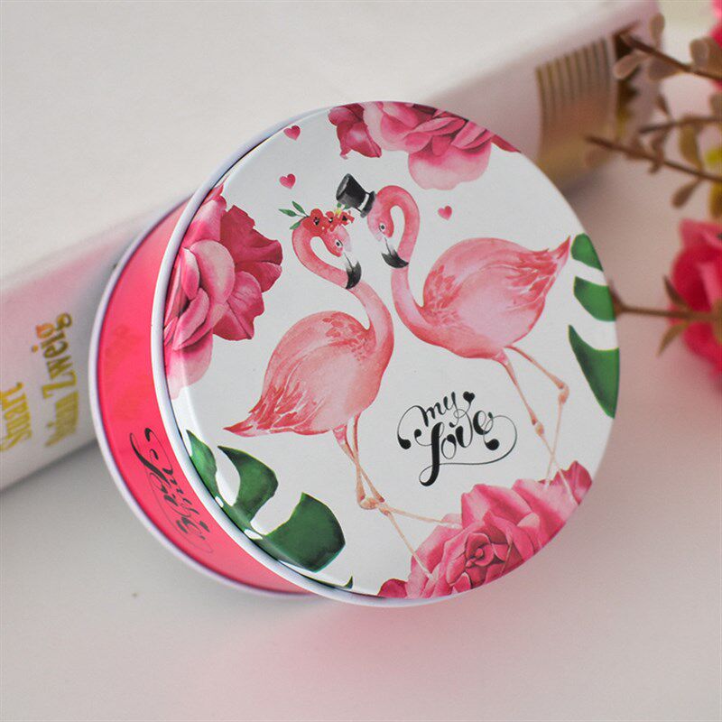 新款韩式结婚庆圆形糖果礼u盒盒马口铁盒子欧式婚礼空盒喜糖盒包