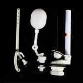 沟槽式 公厕水箱公共厕所自动落水胆蹲坑手拉绳洁具学校大便冲水箱