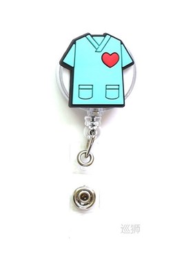 Hospital Medical Workers Staff Work Card Pocket Clip ID Name