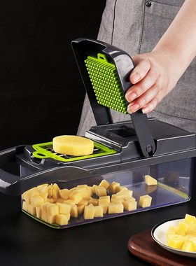 Manual Vegetable Cutter Food Slicer Fruit Presser Slicer Cut