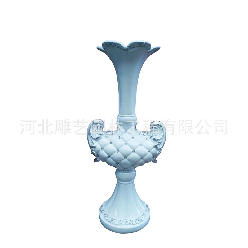 树脂落地大花瓶多款客o厅摆件插花干花家居摆设玄关欧式装饰品花