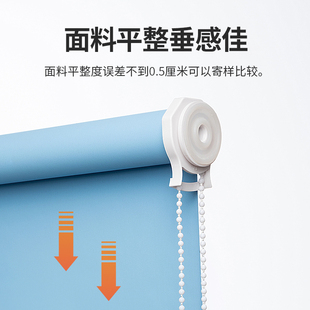 卷帘窗帘免打孔安装 2022新款 全遮光卫J生间办公浴室厨房卧室卷拉