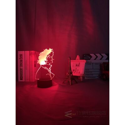 3d Lamp Anime Cowboy Bebop Spike Spiegel LED Night Light For