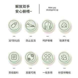 物苑哺乳枕头喂奶神器婴儿躺靠枕睡侧躺抱抱托坐月子护腰椅垫躺喂