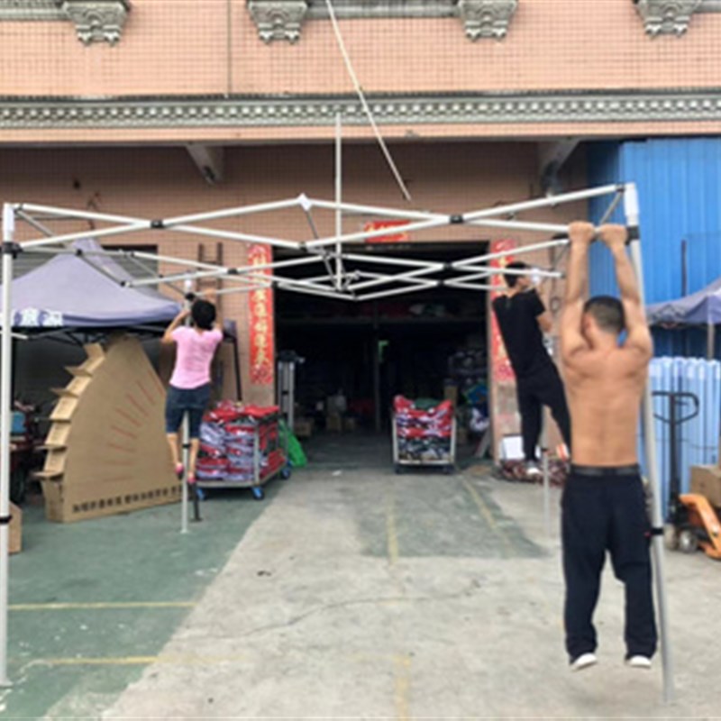 新款户外广告帐篷伞架子 支架折叠伸缩摆地摊遮阳四角脚大伞 帐篷