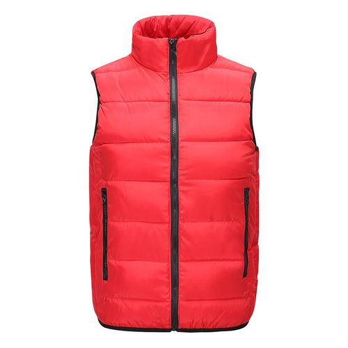 马甲定制印logo加厚冬羽绒棉坎肩工装团体工作服保暖X加厚秋冬背