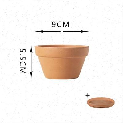 急速发货红陶盆国际圆形花盆透气细质白色陶瓷多肉育苗盆简约白瓷