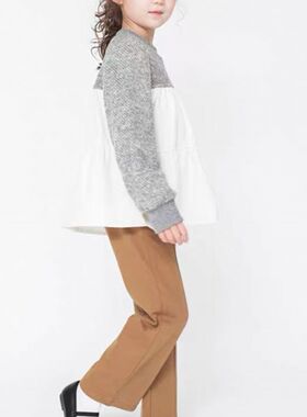 670日单BR女童长袖卫衣春秋冬季裙款上衣