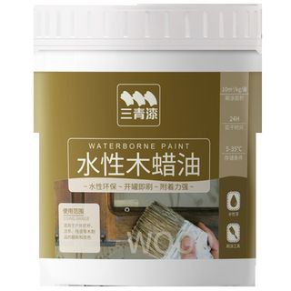 木漆翻新改色户外油漆木器漆防y腐水性家具室外自刷木门防水家用