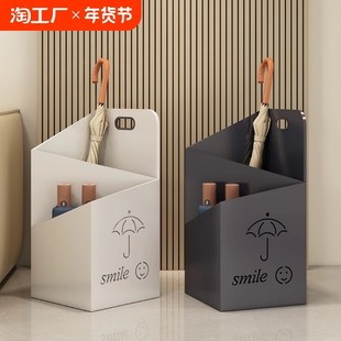 雨伞收纳架家用入户门口放雨伞置物架商用酒店大堂伞桶放置高颜值