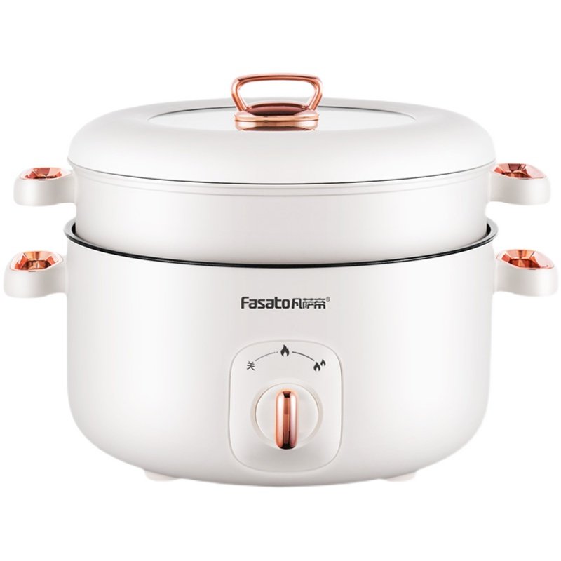 凡萨帝5升大容量电煮锅多功能加热电火锅炖肉煮粥锅家用电蒸炖锅,厨房电器,多功能料理锅/盘,淘宝优惠券,粉丝福利购,淘宝优惠卷