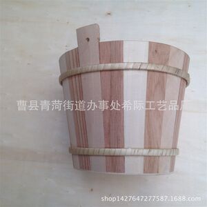 圆形复古木桶香料容器小木桶v家居收纳木桶酒窖收藏酒桶曹县木桶