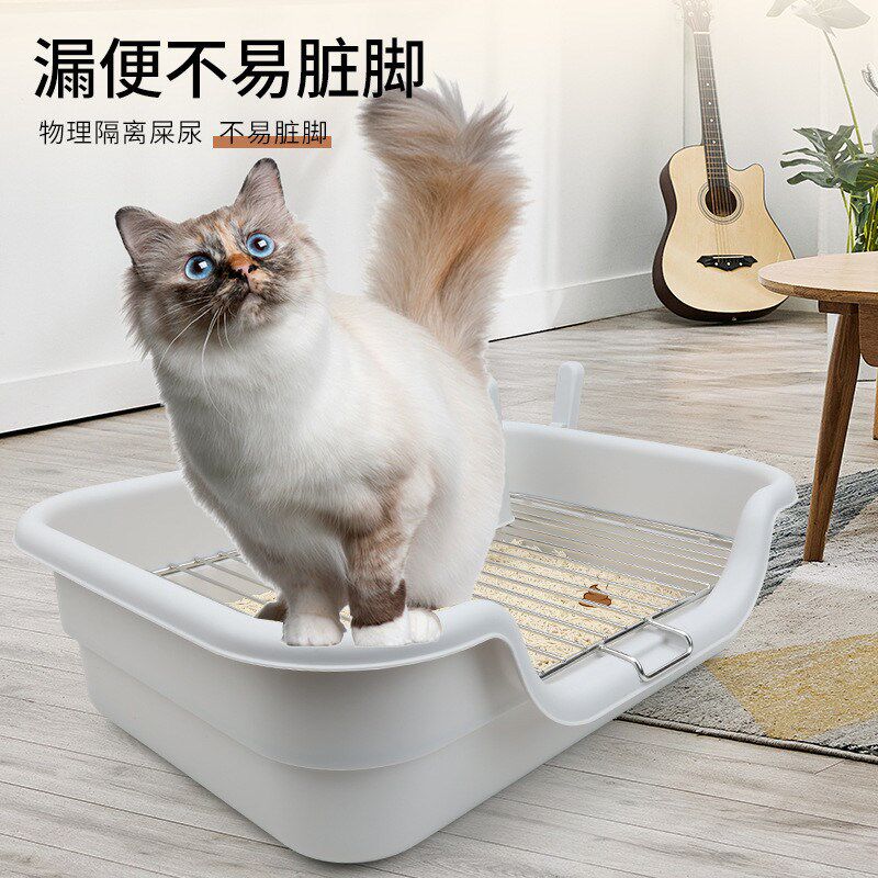宠物用品宠物厕所防踩屎便盆狗狗猫咪大小便猫砂盆狗尿盆