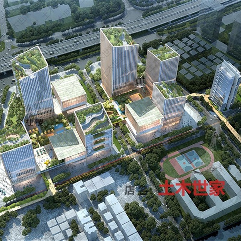 2024工业上楼高层立体厂房新型工业区规划建筑设计方案文本新政策