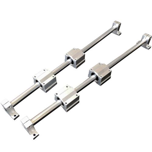 圆柱导轨 镀铬 滑轨滑台木工光轴导轨实心光轴光杆推滑块推20台锯