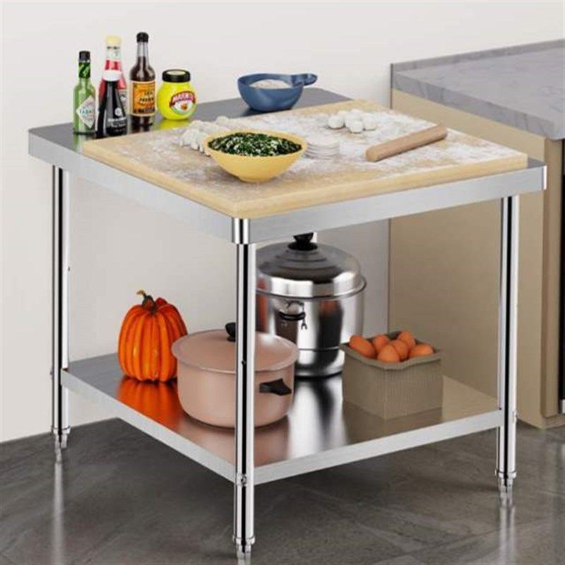 案板桌不锈钢商用定做架灶台操作台切菜工作台厨房双层打荷台,家装主材,商用厨房操作台/工作台,淘宝优惠券,粉丝福利购,淘宝优惠卷