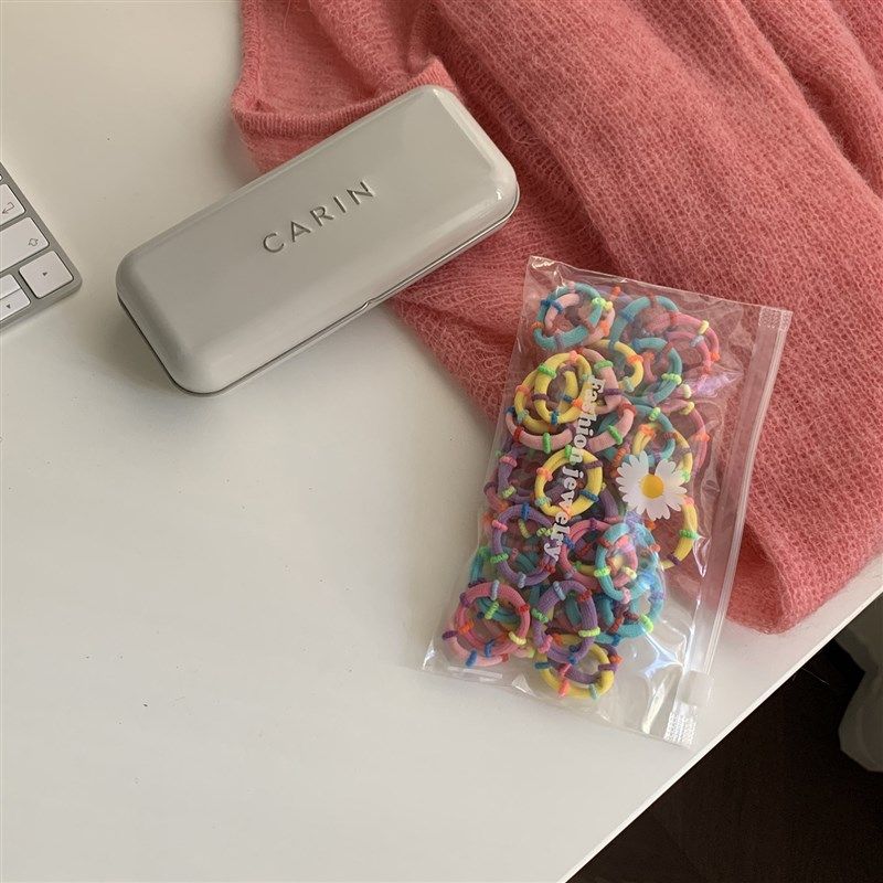 新色系~50个装夏季彩色小皮筋少女绑头发橡皮筋发绳简约韩国发饰,户外/登山/野营/旅行用品,旅行发卡,淘宝优惠券,粉丝福利购,淘宝优惠卷