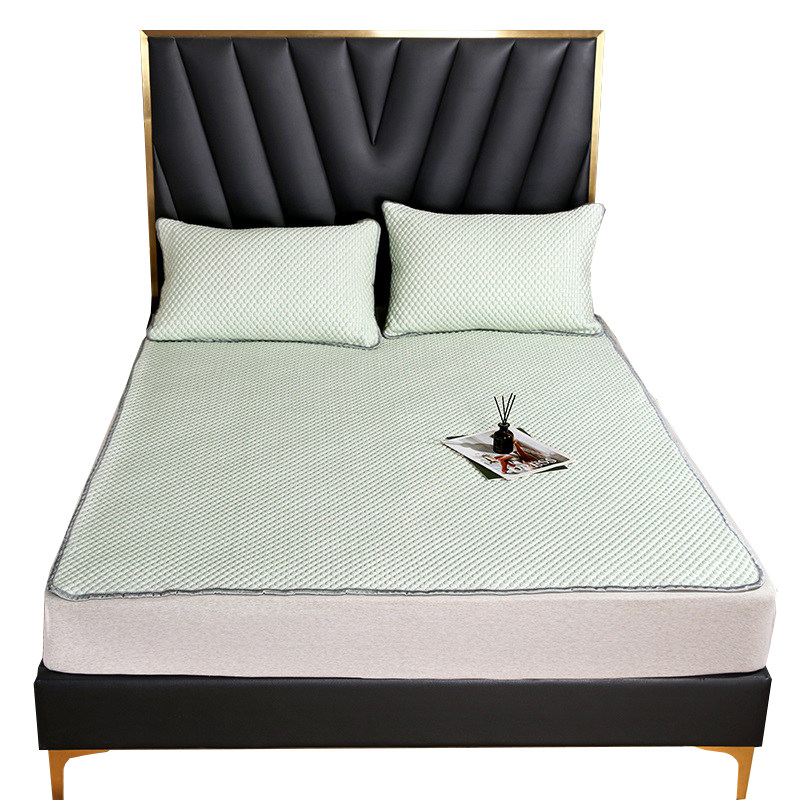 凉豆豆凉席三件套冰丝空s调软席可水洗可折叠夏季床笠学生宿舍单,床上用品,冰丝席,淘宝优惠券,粉丝福利购,淘宝优惠卷