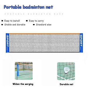 Portable Tennis Net Badminton Net Volleyball Net Easy Set p