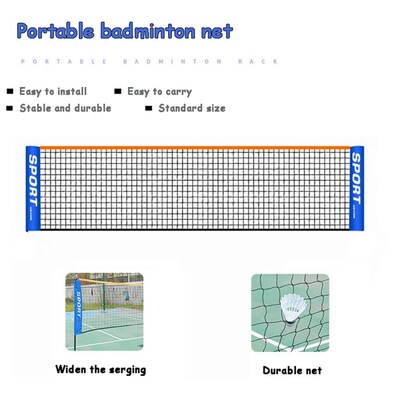 Portable Tennis Net Badminton Net Volleyball Net Easy Set p