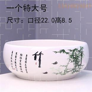 花盆简约花盆 急速发货睡莲花盆容器家用陶瓷大号陶瓷摆件创意个性