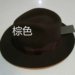 Fedoras Fashion Adult Unisex Fedora Hat Wool Felt 推荐 Hats
