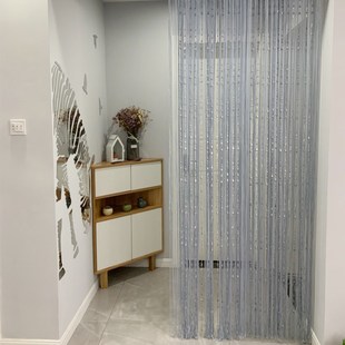 流苏珠子门帘隔断家用客厅入户走廊过道玄关店铺商用橱窗装饰帘子