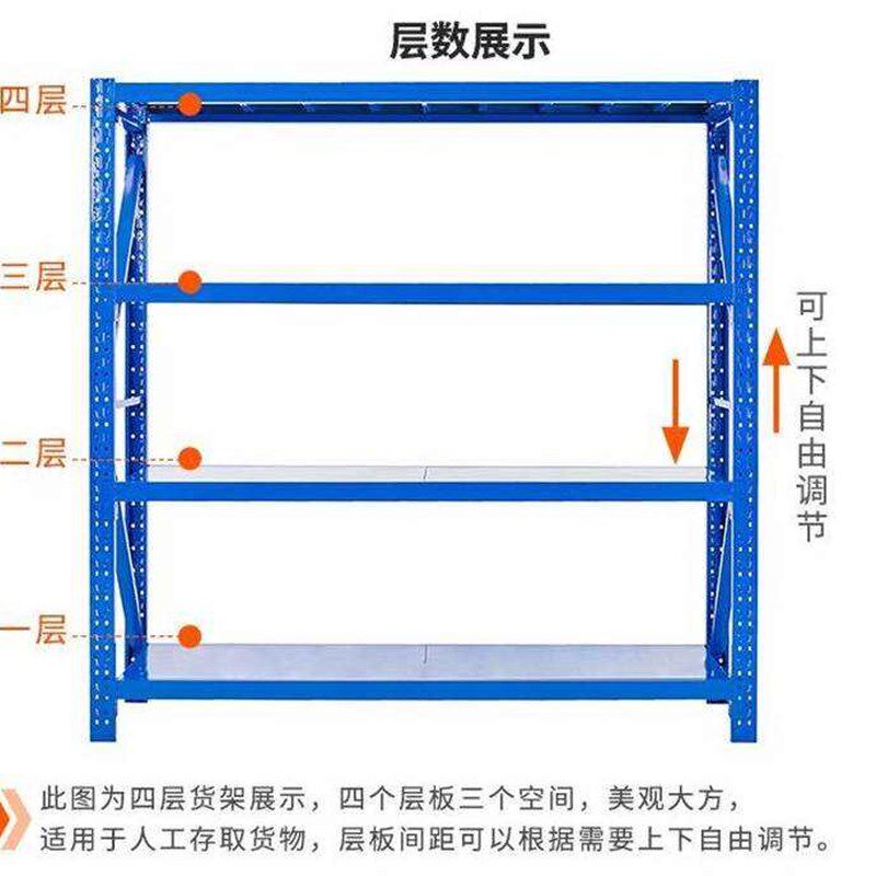 武汉货架g仓储仓库货架置物架多层家用储物间货架中型库房快