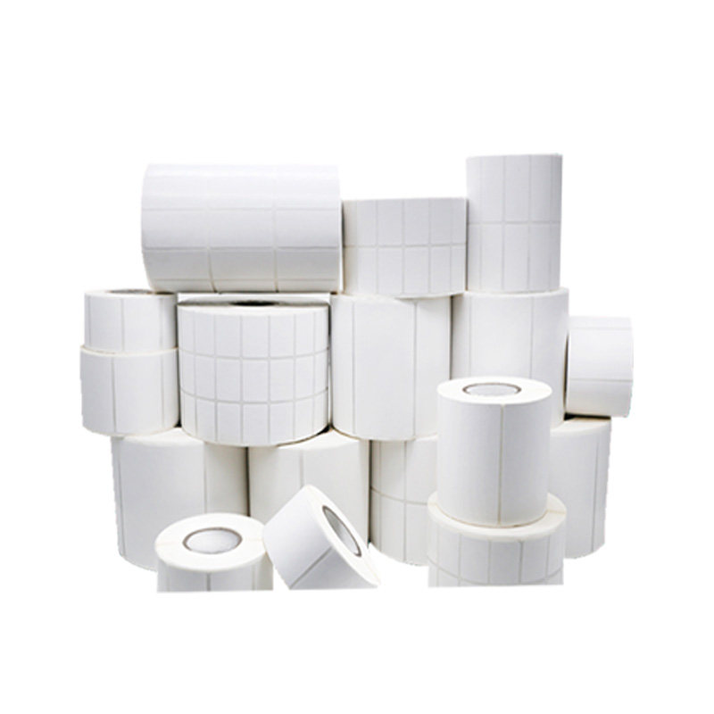 铜版纸不干胶40*50 10 15 20 25 30 35 45双排条码标签纸打印贴纸